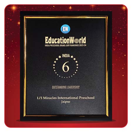 Ranked #6 in Jaipur for Outstanding Leadership by Education World 2024