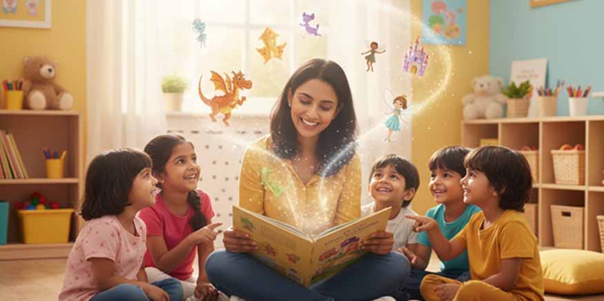 Tiny Tales, Mighty Minds: The Magic of Storytelling for Preschoolers