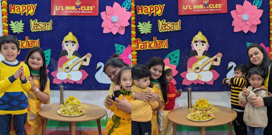 Vasant Panchami Celebration at Li’l Miracles International Preschool