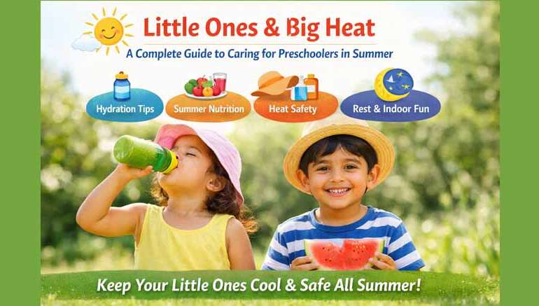 Little Ones & Big Heat: A Parent’s Guide to Caring for Preschoolers in Extreme Summers