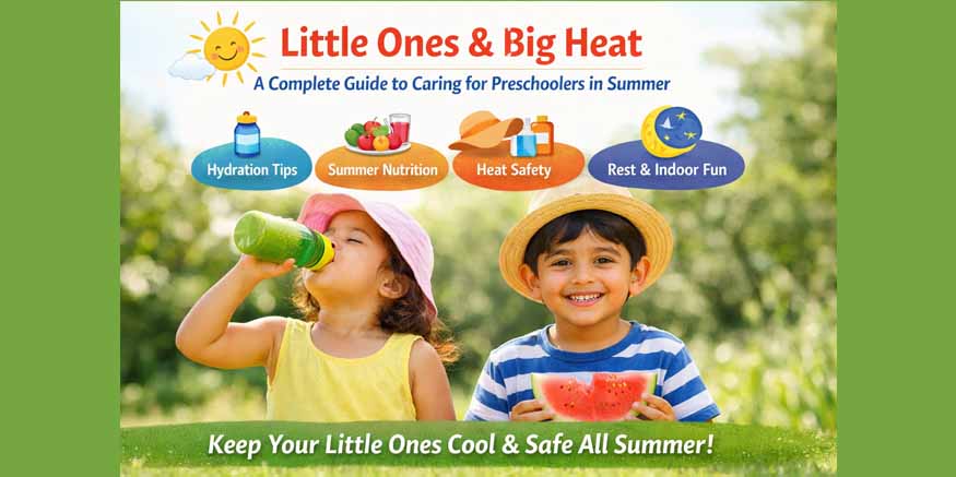 Little Ones & Big Heat: A Parent’s Guide to Caring for Preschoolers in Extreme Summers
